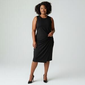 Ted Baker Livviaa Knot Front Dress Sleeveless Size 5 12